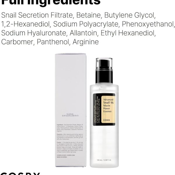 • Cosrx snail serum 100 ML